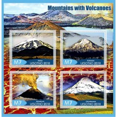 Горы с вулканами